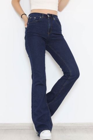 İspanyol Paça Kot Pantolon Koyumavi - 11614.1431.