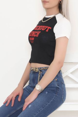 Baskılı Kaşkorse Bady Siyahkırmızı - 11311.1567.