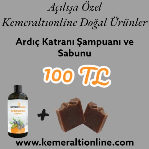 Ardıç Katranı Şamp ve Sabunu kampanya