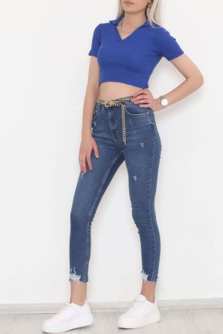 Polo Yaka Crop Bady Saks - 11309.1567.