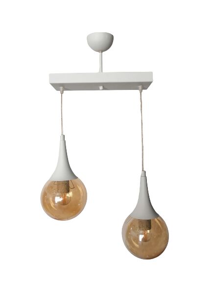 DAMLA İKİLİ BEYAZ AVİZE