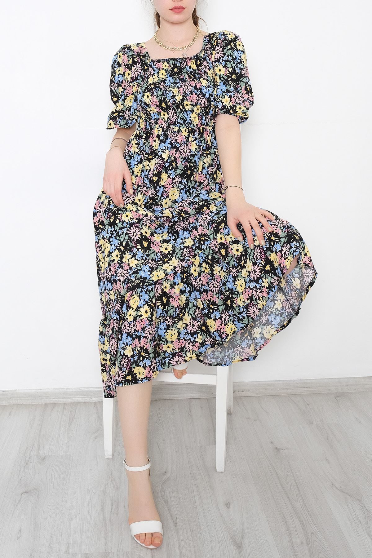 Gibeli Elbise Siyah - 5101.1234.