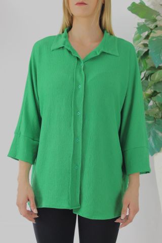 Krinkıl Gömlek Yeşil - Lks2406.75