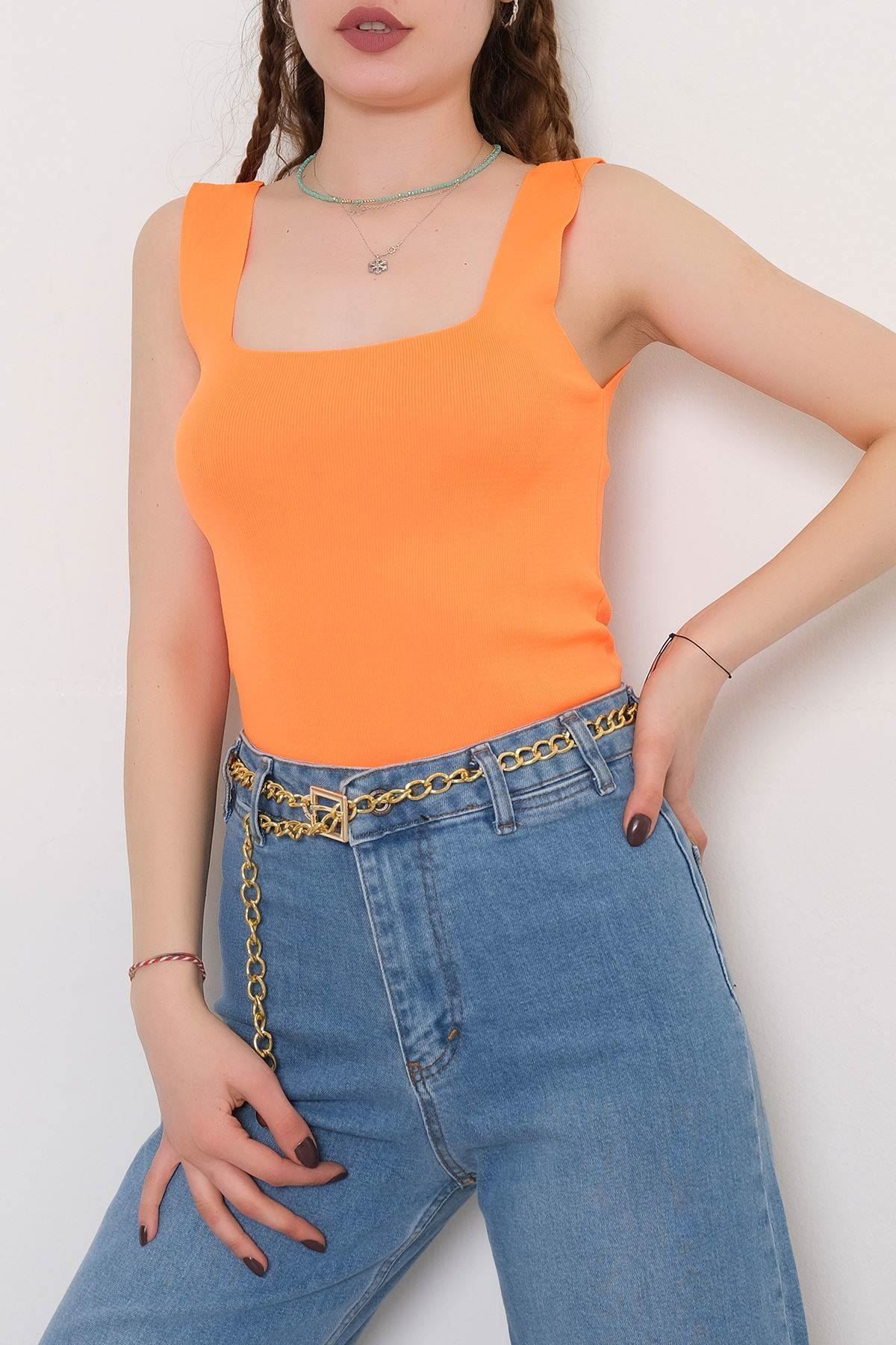 Kalın Askılı Atlet Turuncu - 11065.1612.