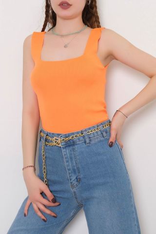 Kalın Askılı Atlet Turuncu - 11065.1612.