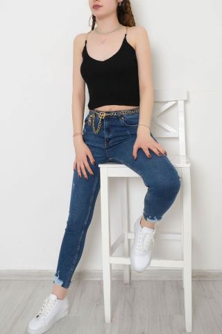 Zincirli Atlet Siyah - 11064.1612.