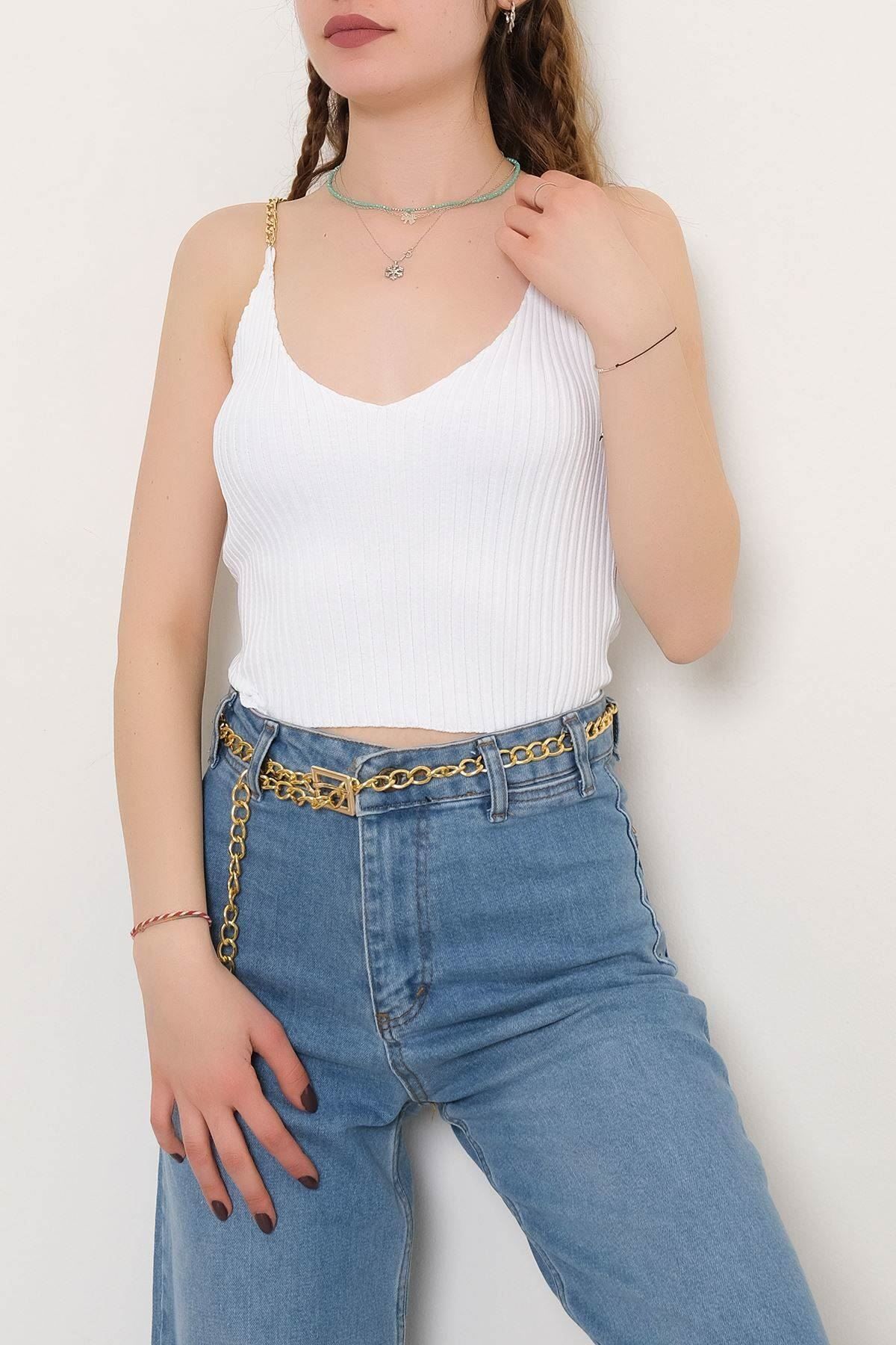 Zincirli Atlet Beyaz - 11064.1612.