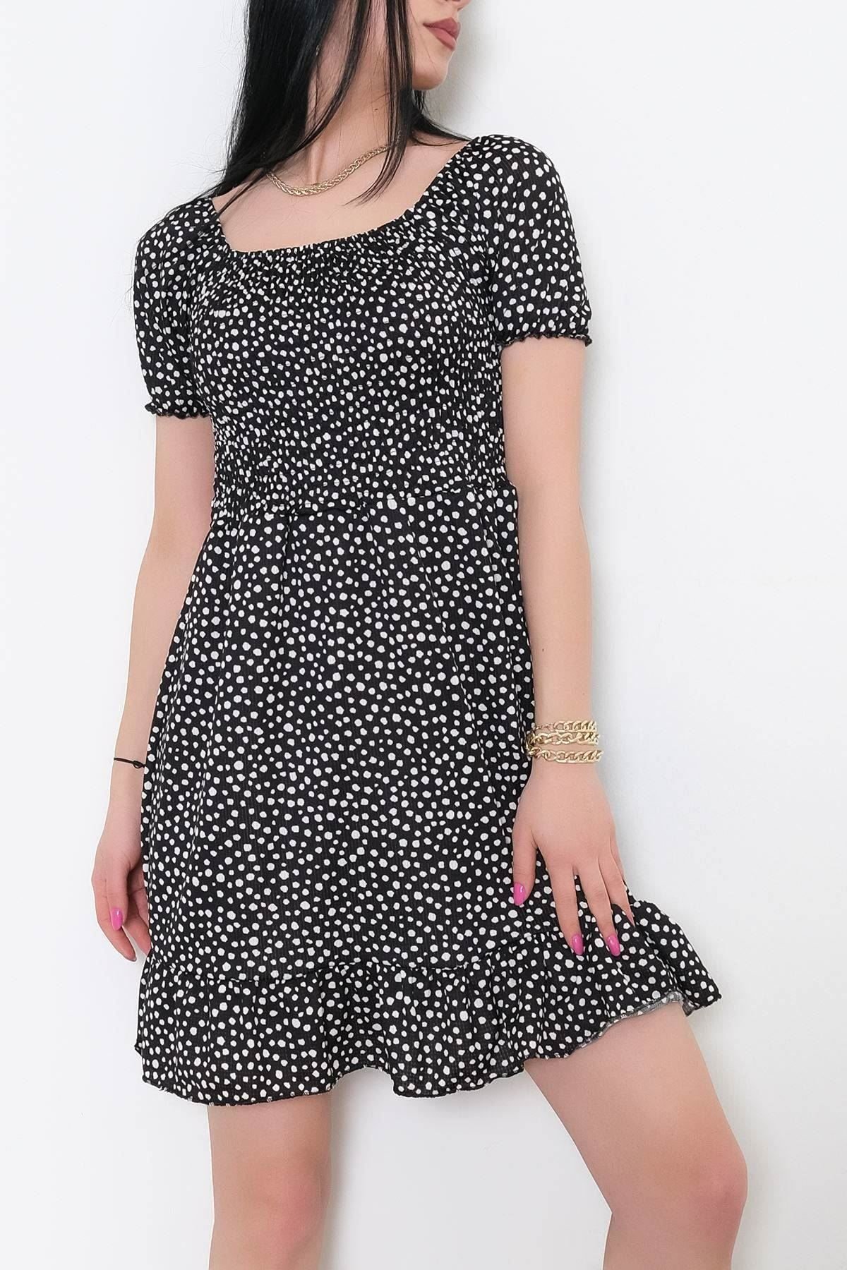 Gipeli Elbise Noktalısiyah - 889.1287.