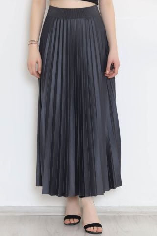 Pileli Etek Koyufüme - 9819.1621.