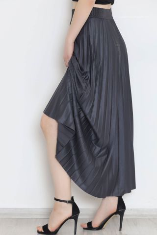 Pileli Etek Koyufüme - 9819.1621.