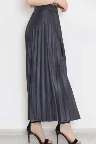Pileli Etek Koyufüme - 9819.1621.