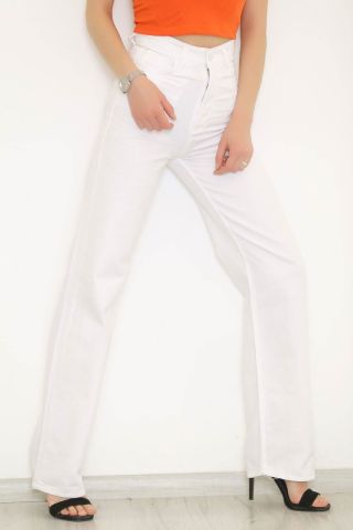 Salaş Kot Pantolon Beyaz1 - 6803.1184.