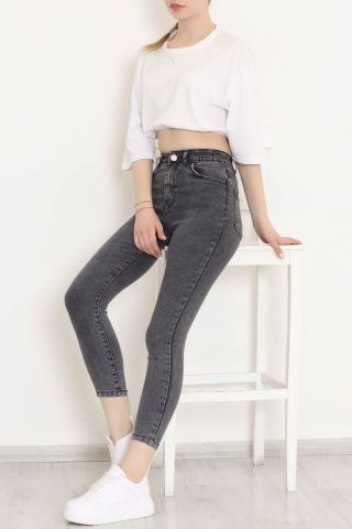 Süper Likra Kot Pantolon Füme7 - 9815.1431.
