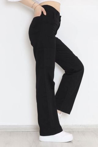 Kargo Cepli Kot Pantolon Siyah - 4303.1184.