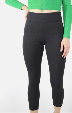 Şardonlu Fitilli Tayt Siyah - DL134.865