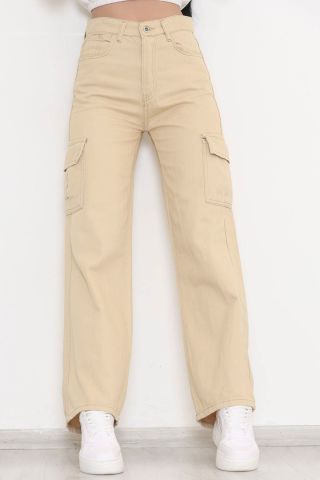 Kargo Cepli Kot Pantolon Camel - 4303.1184.