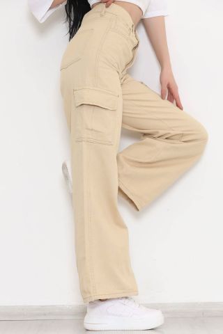 Kargo Cepli Kot Pantolon Camel - 4303.1184.