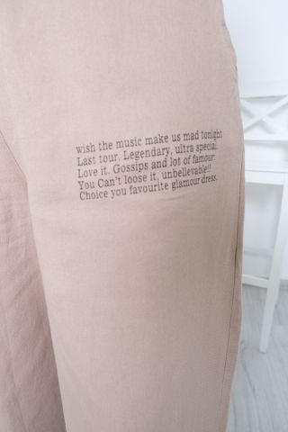 Paça Kesik Gabardin Pantolon Vizon - 611.1247.