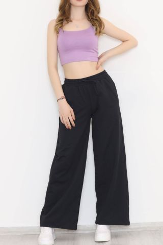 Geniş Paça Eşofman Altı Siyah - 11247.1348.