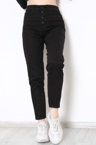 4 Düğmeli Kot Pantolon Siyah - 1026.392.