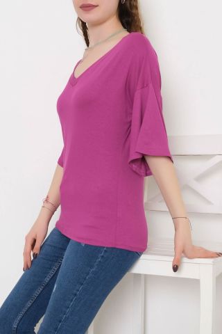 V Yaka Bluz Mor - 10664.1095.