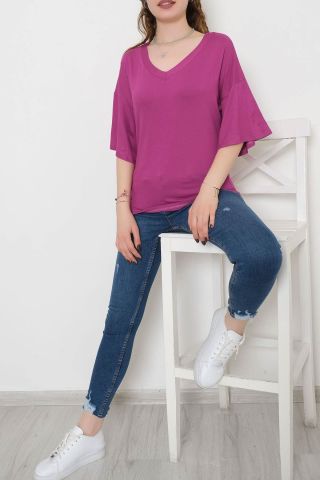 V Yaka Bluz Mor - 10664.1095.