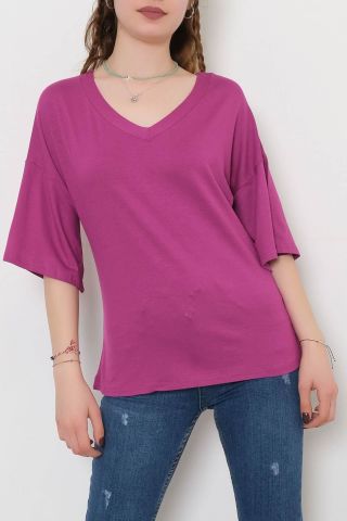 V Yaka Bluz Mor - 10664.1095.