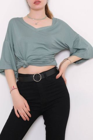 V Yaka Bluz Mint - 10664.1095.