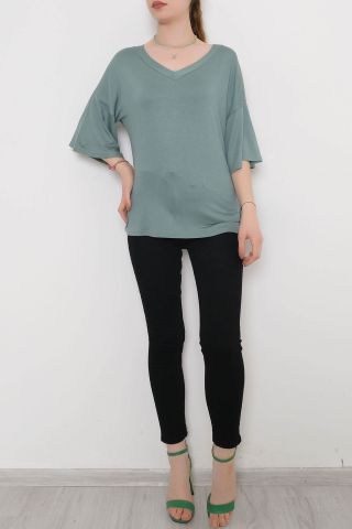 V Yaka Bluz Mint - 10664.1095.