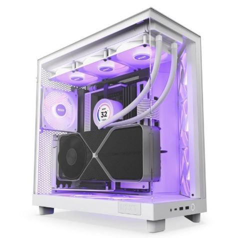 CC-H61FW-R1 H6 Flow RGB Beyaz ATX Mid Tower Kasa