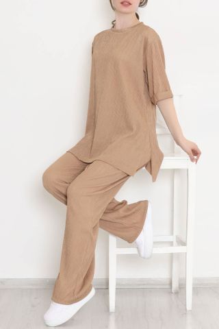 Fitilli Duble Kol Takım Sütlükahve - 1712.751.