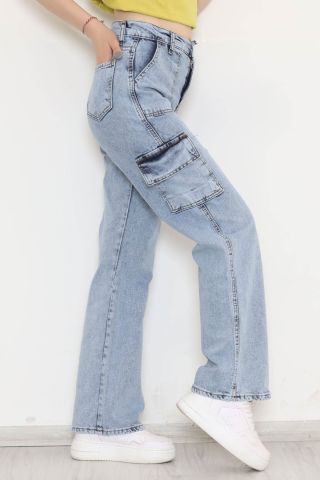 Kargo Cepli Palazzo Kot Pantolon Buzmavi - 10212.925.