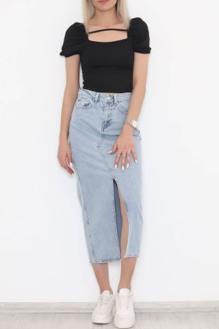 Balon Kol Bluz Siyah - 3354.1595.