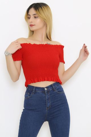 Gipe Bluz Kırmızı - 5223.1234.