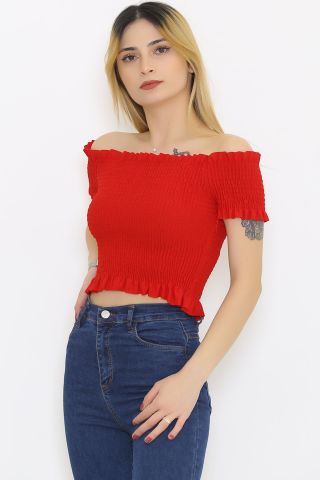 Gipe Bluz Kırmızı - 5223.1234.