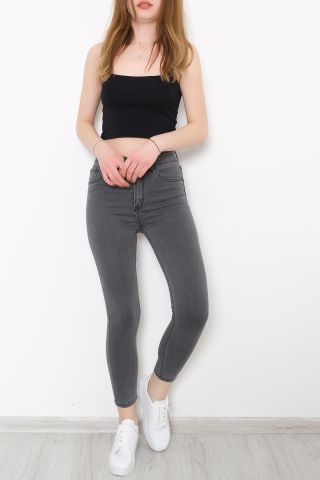 Süper Likra Kot Pantolon Füme2 - 9815.1431.