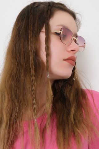 Aksesuar Gözlük Mor - 10913.1724.