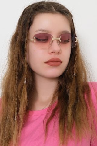 Aksesuar Gözlük Mor - 10913.1724.