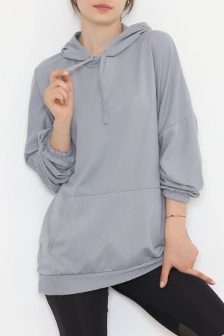 2 İplik Kapşonlu Sweat Dumangri - 10202.253.