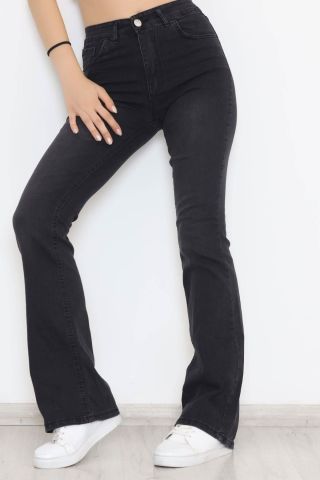 İspanyol Paça Kot Pantolon Füme - 11614.1431.