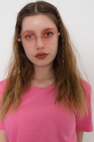 Aksesuar Gözlük Pembe - 10911.1724.