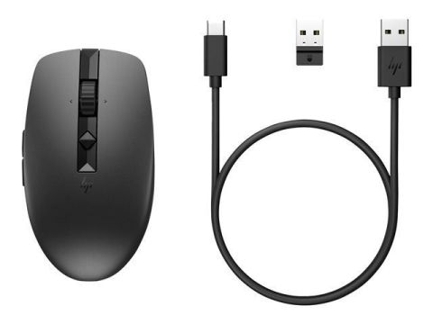 6E6F0AA 715 Rechargeable Multi-Device Bluetooth Mouse-EURO