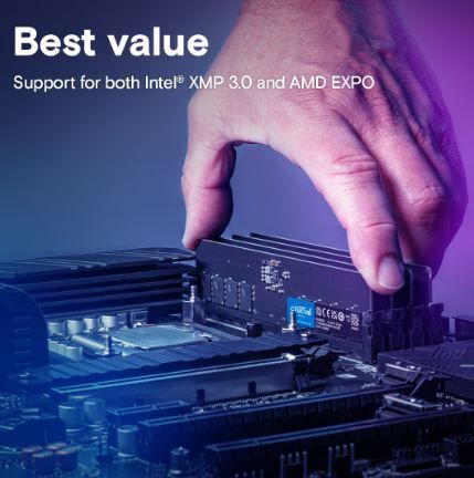 CT16G48C40U5 16GB DDR5-4800 UDIMM RAM