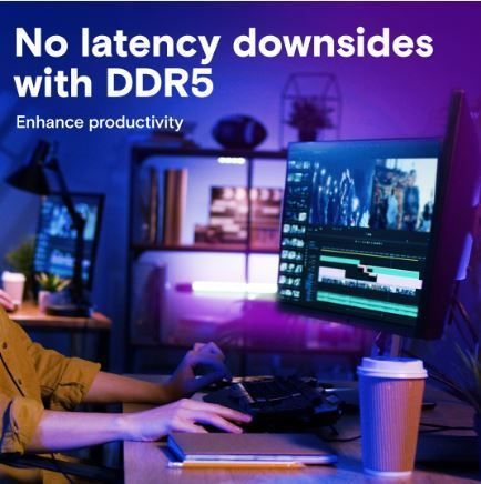 CT8G48C40U5 8GB DDR5 4800 CL40 1.1V UDIMM Single Desktop Memory