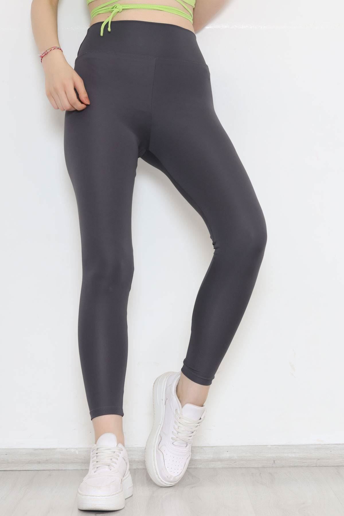 Ultra Toparlayıcı Yüksek Bel Tayt Füme - 10944.1582.