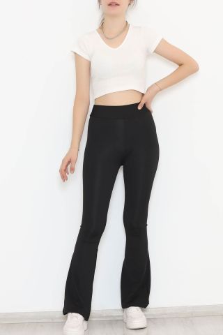 İspanyol Paça Dalgıç Tayt Siyah - 11670.053.