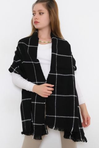 Kaşe Şal Siyahbeyaz - 10372.750.