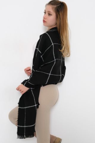 Kaşe Şal Siyahbeyaz - 10372.750.