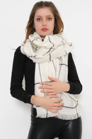 Kaşe Şal Ekruçizgili - 10372.750.