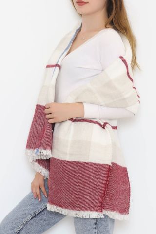 Kaşe Şal Kahvebordo - 10372.750.